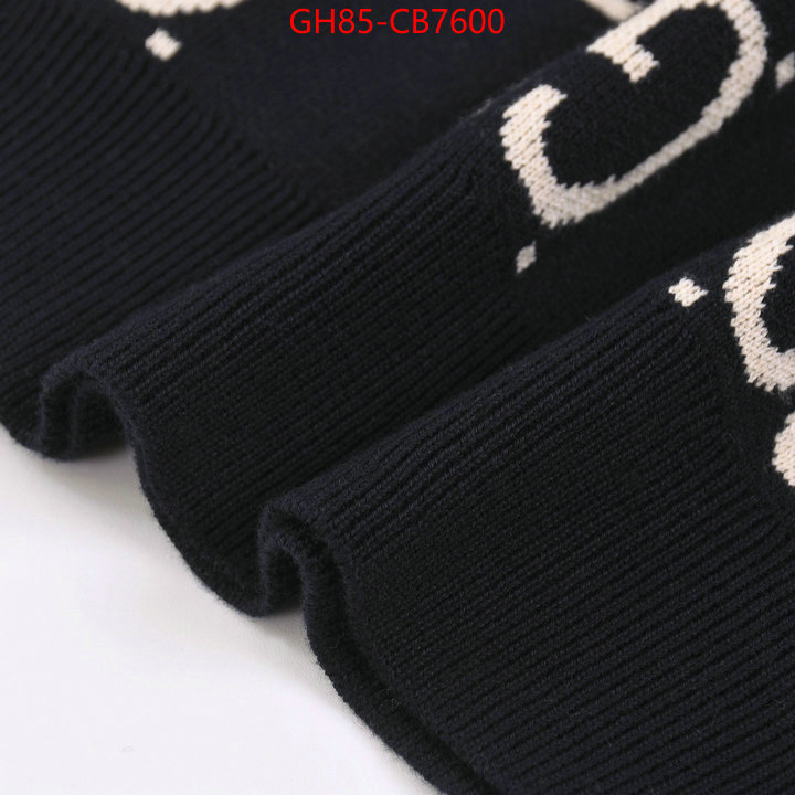 Clothing-Gucci where should i buy to receive ID: CB7600 $: 85USD