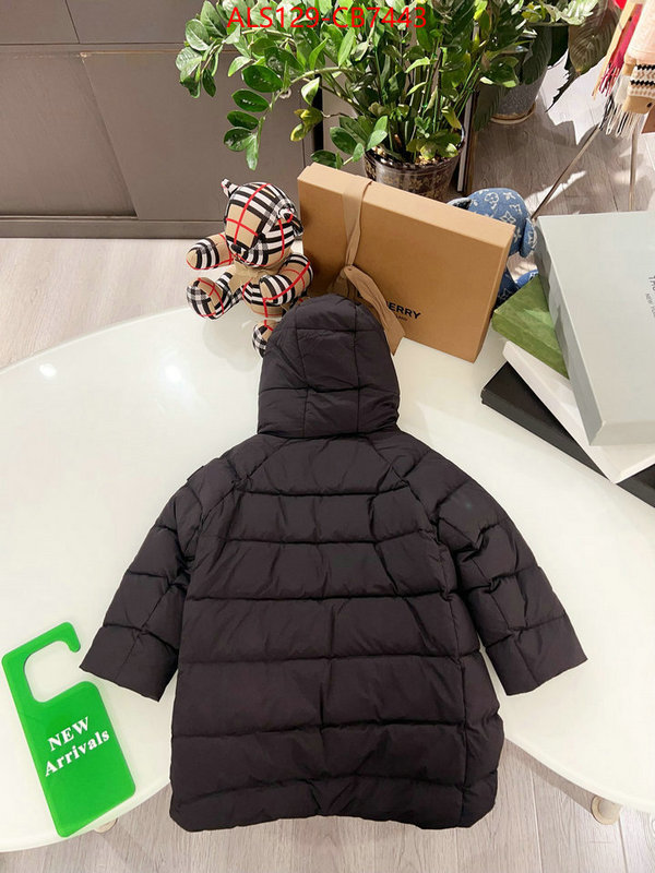 Kids clothing-Down jacket knockoff highest quality ID: CB7443 $: 129USD