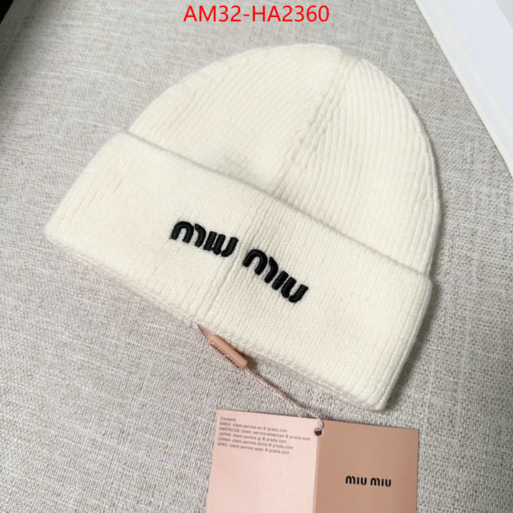 Cap(Hat)-Miu Miu replica 2024 perfect luxury ID: HA2360 $: 32USD