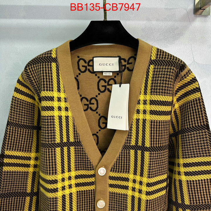 Clothing-Gucci replica for cheap ID: CB7947 $: 135USD