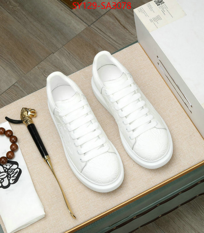 Men Shoes-Alexander McQueen top quality designer replica ID: SA3078 $: 129USD