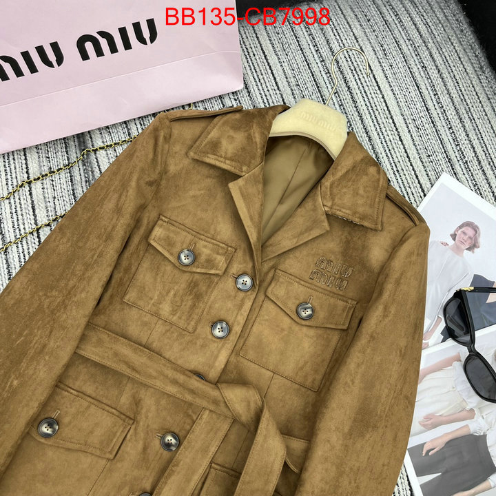 Clothing-MIU MIU buying replica ID: CB7998 $: 135USD