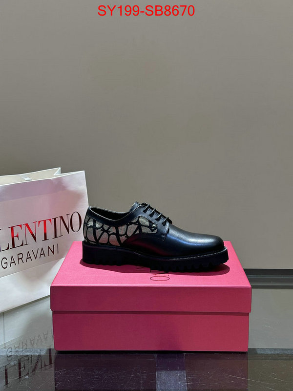 Men Shoes-Valentino fake designer ID: SB8670 $: 199USD