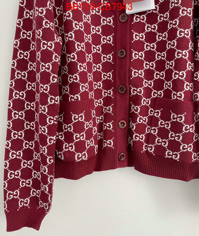 Clothing-Gucci replica 1:1 ID: CB7943 $: 119USD