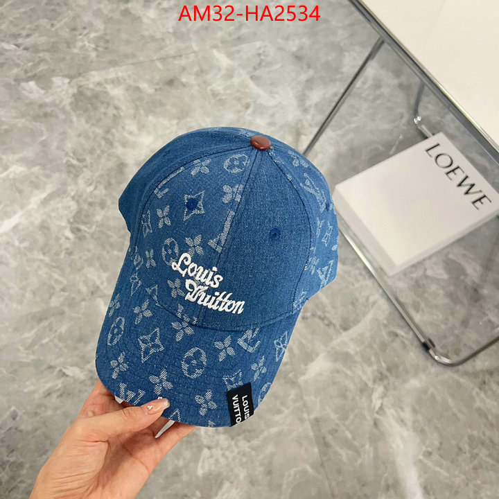 Cap(Hat)-LV high quality designer replica ID: HA2534 $: 32USD