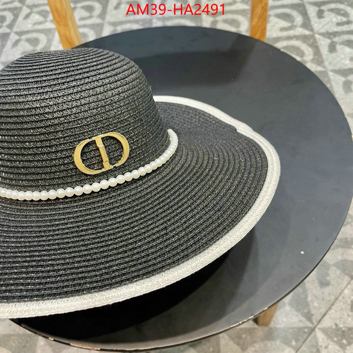 Cap (Hat)-Dior the quality replica ID: HA2491 $: 39USD