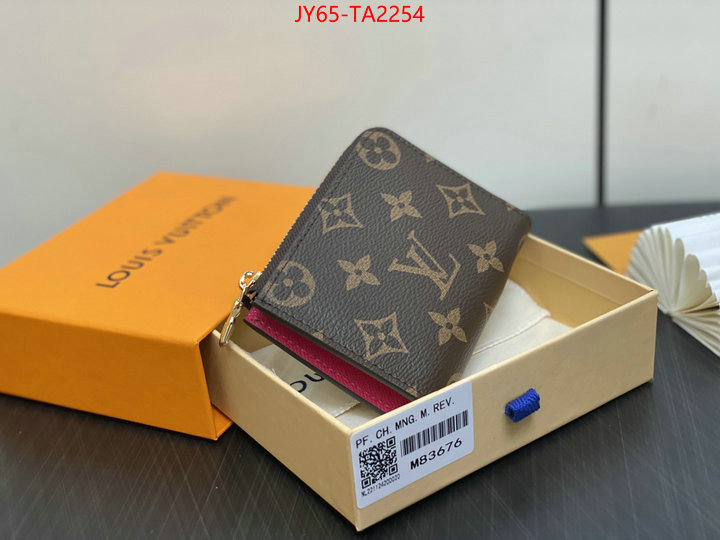 LV Bags(4A)-Wallet new designer replica ID: TA2254 $: 65USD,