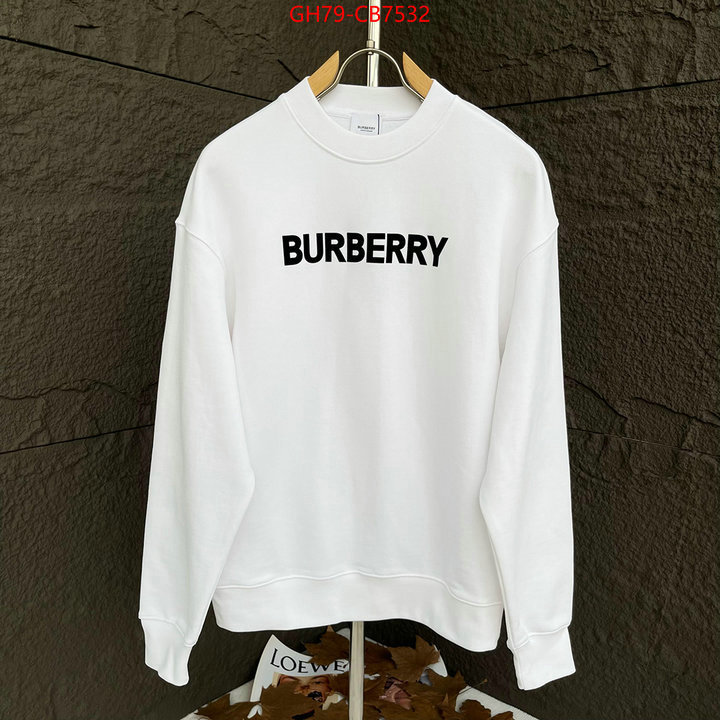 Clothing-Burberry 7 star collection ID: CB7532 $: 79USD