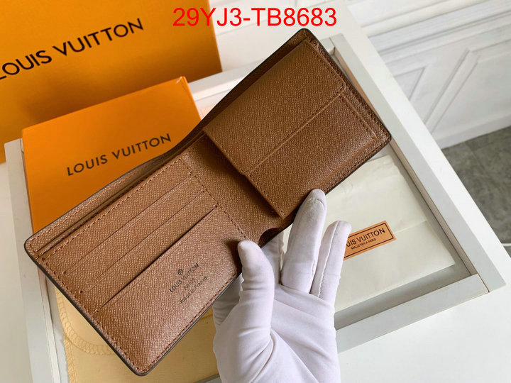 LV Bags(4A)-Wallet top ID: TB8683 $: 29USD,