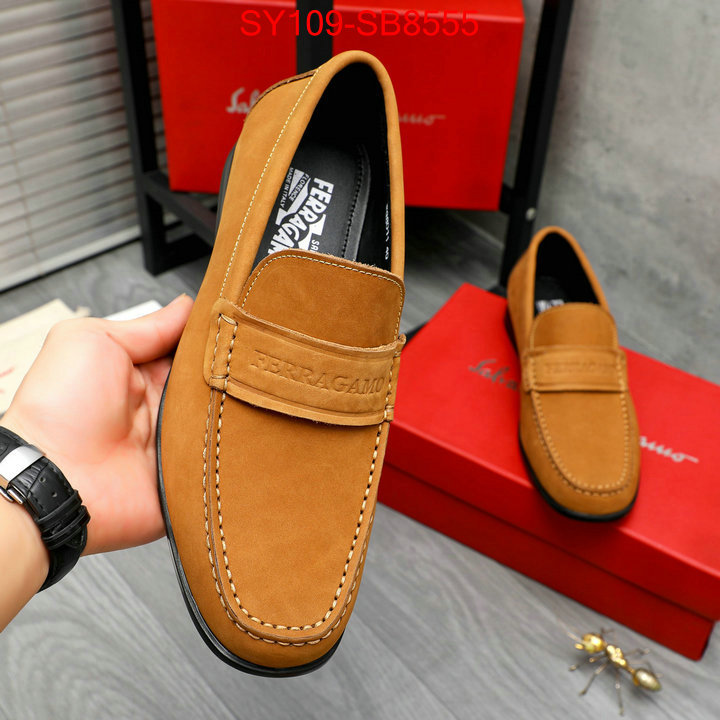 Men shoes-Ferragamo 1:1 replica wholesale ID: SB8555 $: 109USD