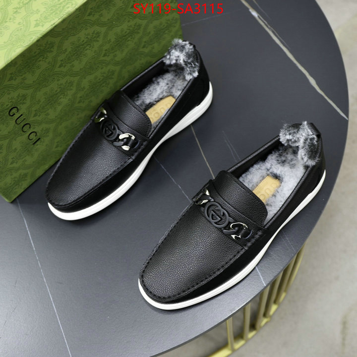 Men Shoes-Gucci 2024 replica wholesale cheap sales online ID: SA3115 $: 119USD