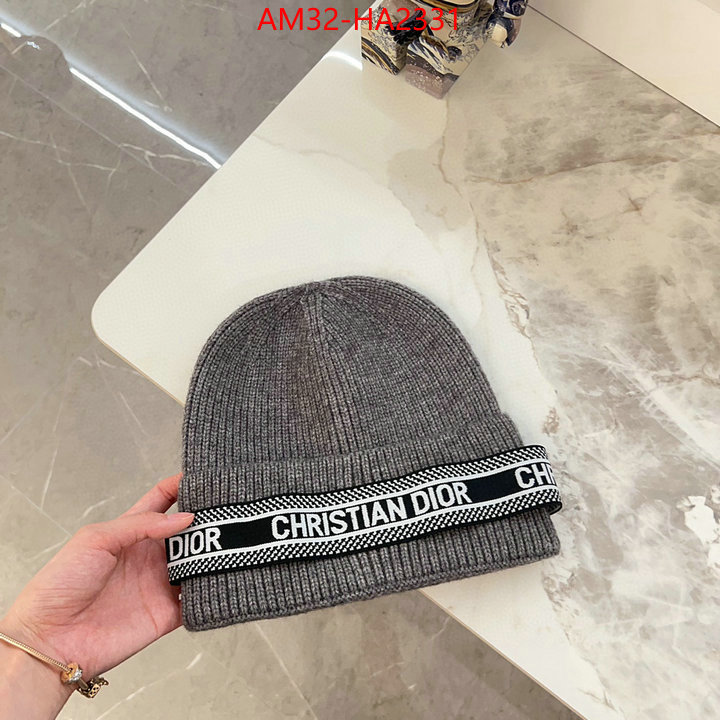 Cap (Hat)-Dior brand designer replica ID: HA2331 $: 32USD