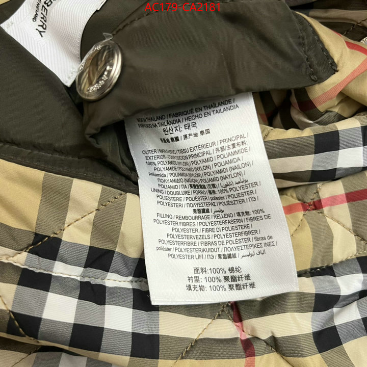 Down jacket Women-Burberry wholesale imitation designer replicas ID: CA2181 $: 179USD