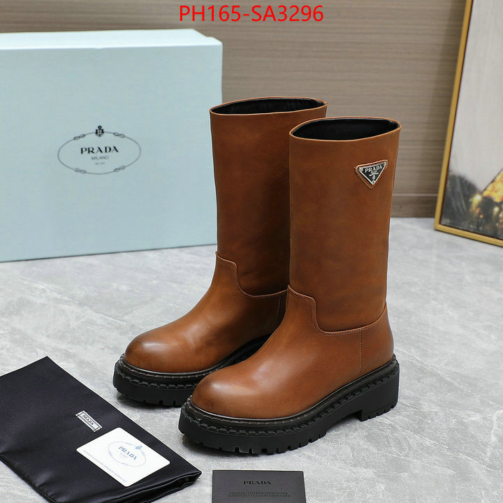 Women Shoes-Prada designer high replica ID: SA3296 $: 165USD