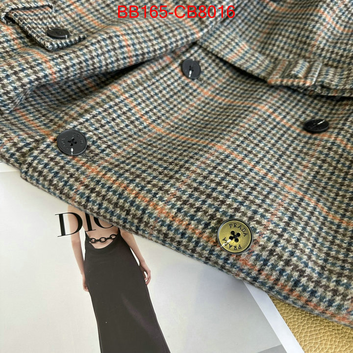 Clothing-Prada best like ID: CB8016 $: 165USD