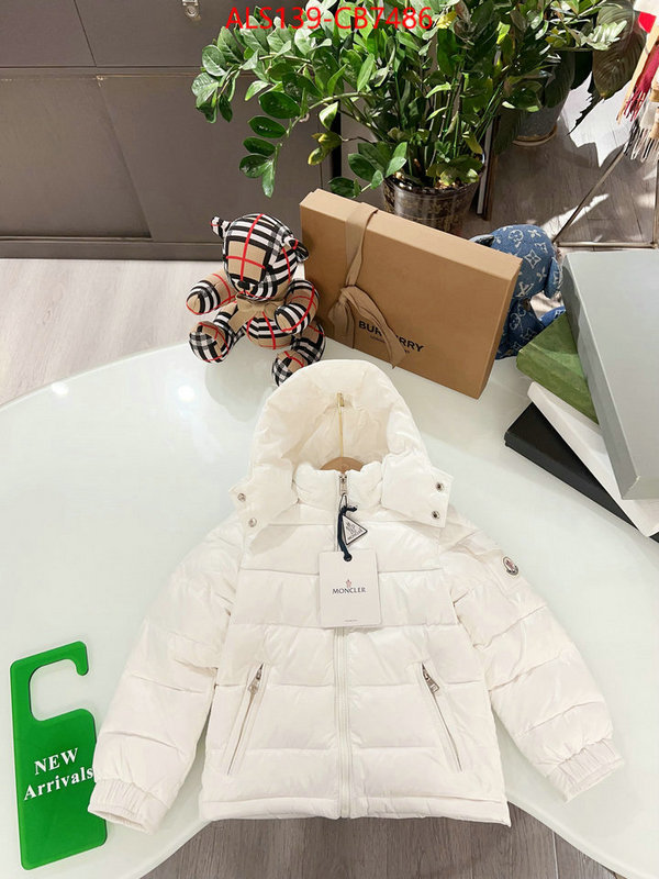 Kids clothing-Moncler 1:1 clone ID: CB7486 $: 139USD