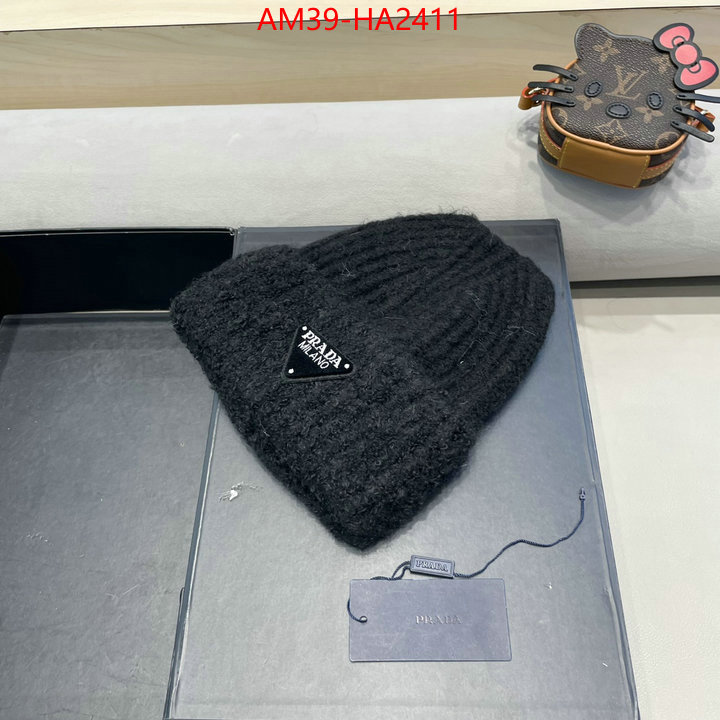 Cap (Hat)-Prada top brands like ID: HA2411 $: 39USD