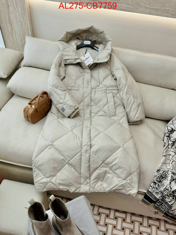 Down jacket Women-MaxMara high quality online ID: CB7759 $: 275USD