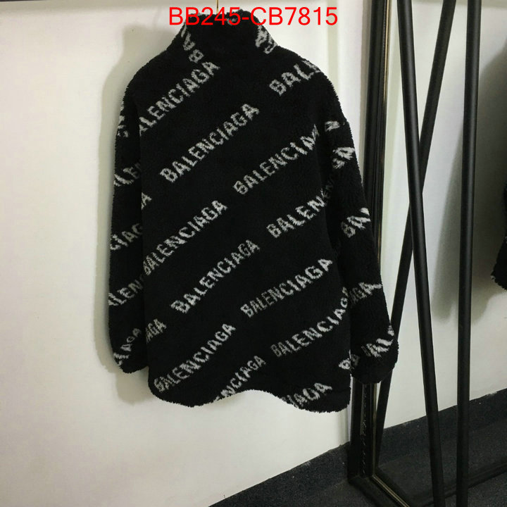 Clothing-Balenciaga cheap high quality replica ID: CB7815 $: 245USD