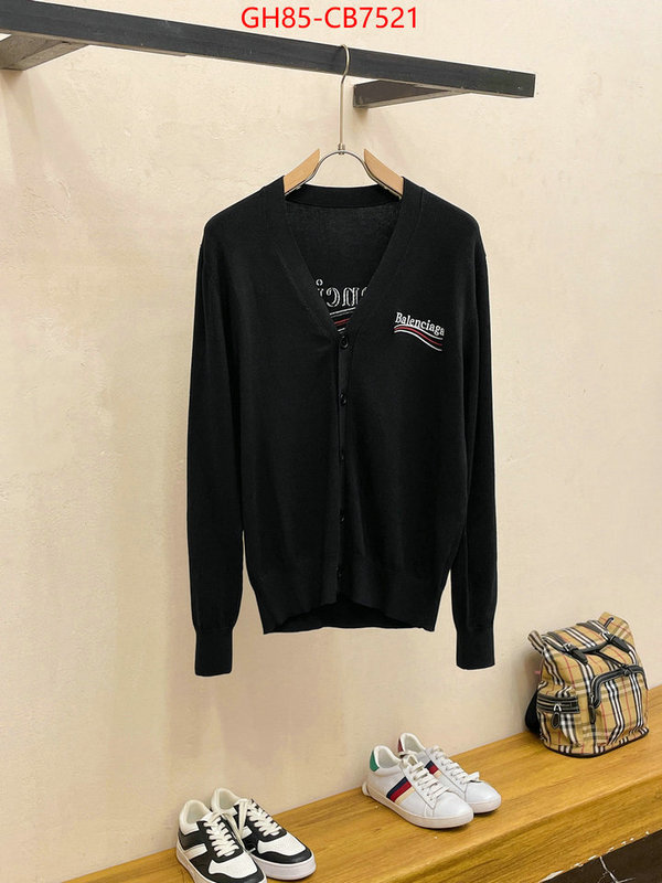 Clothing-Balenciaga luxury cheap ID: CB7521 $: 85USD