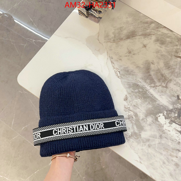 Cap (Hat)-Dior brand designer replica ID: HA2331 $: 32USD