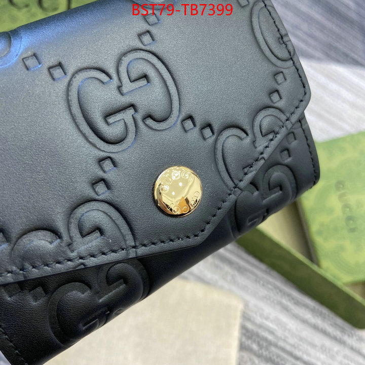 Gucci Bags(TOP)-Wallet- top perfect fake ID: TB7399 $: 79USD,