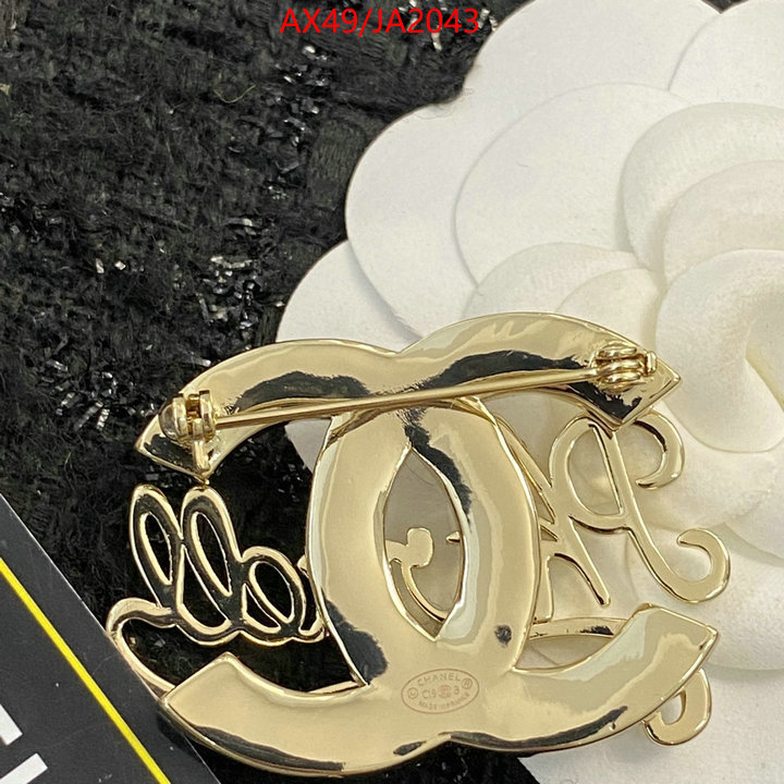 Jewelry-Chanel fake ID: JA2043 $: 49USD