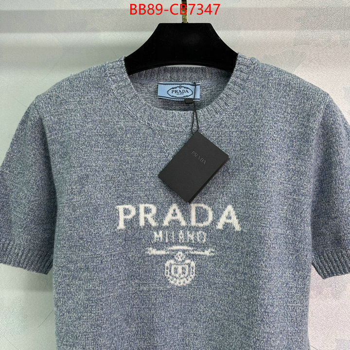 Clothing-Prada 7 star replica ID: CB7347 $: 89USD