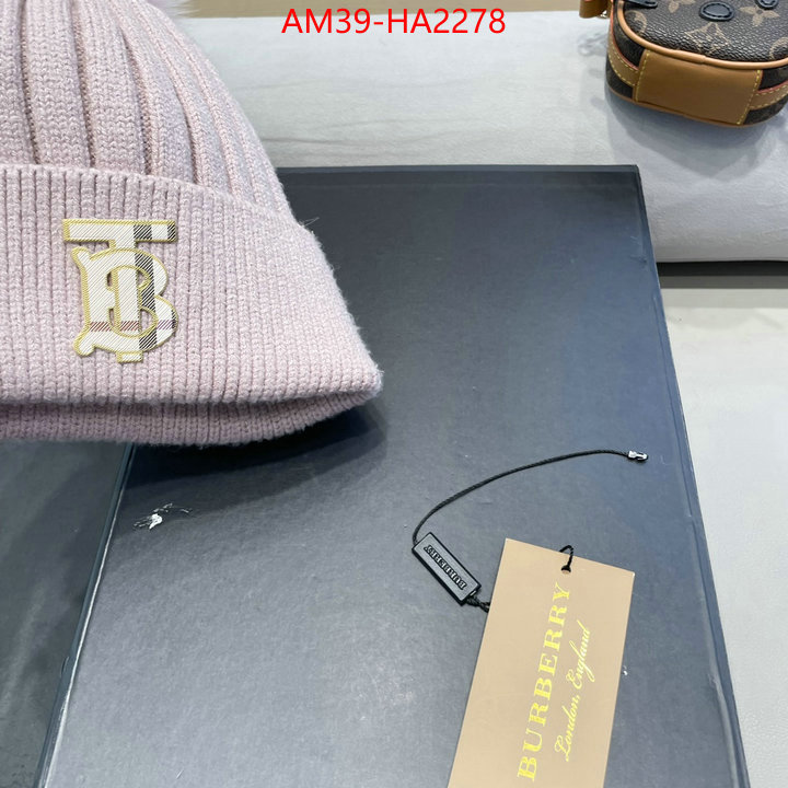 Cap(Hat)-Burberry where quality designer replica ID: HA2278 $: 39USD