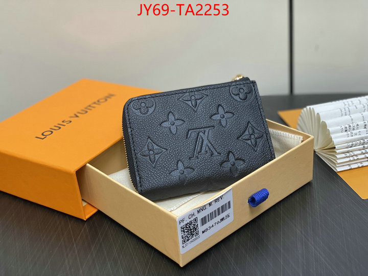 LV Bags(TOP)-Wallet buy high quality cheap hot replica ID: TA2253 $: 69USD,