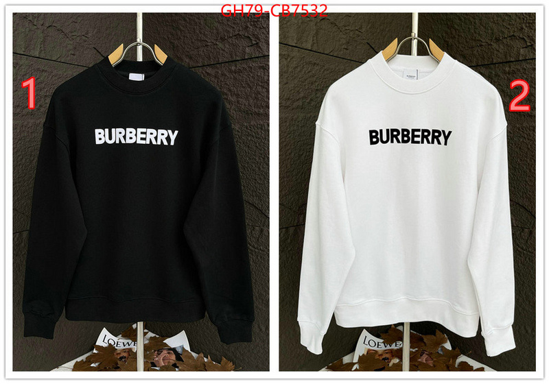 Clothing-Burberry 7 star collection ID: CB7532 $: 79USD