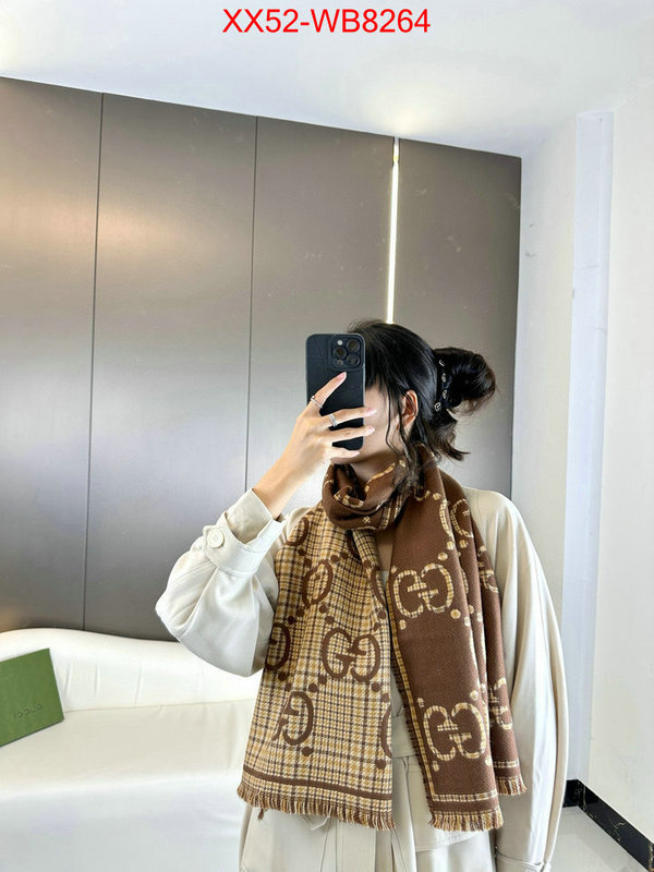 Scarf-Gucci luxury fake ID: MB8264 $: 52USD