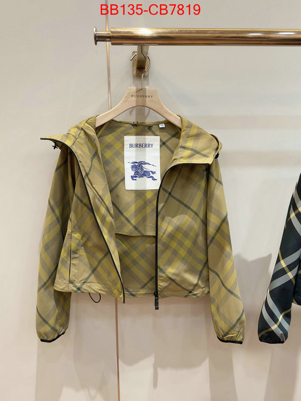 Clothing-Burberry replica us ID: CB7819 $: 135USD