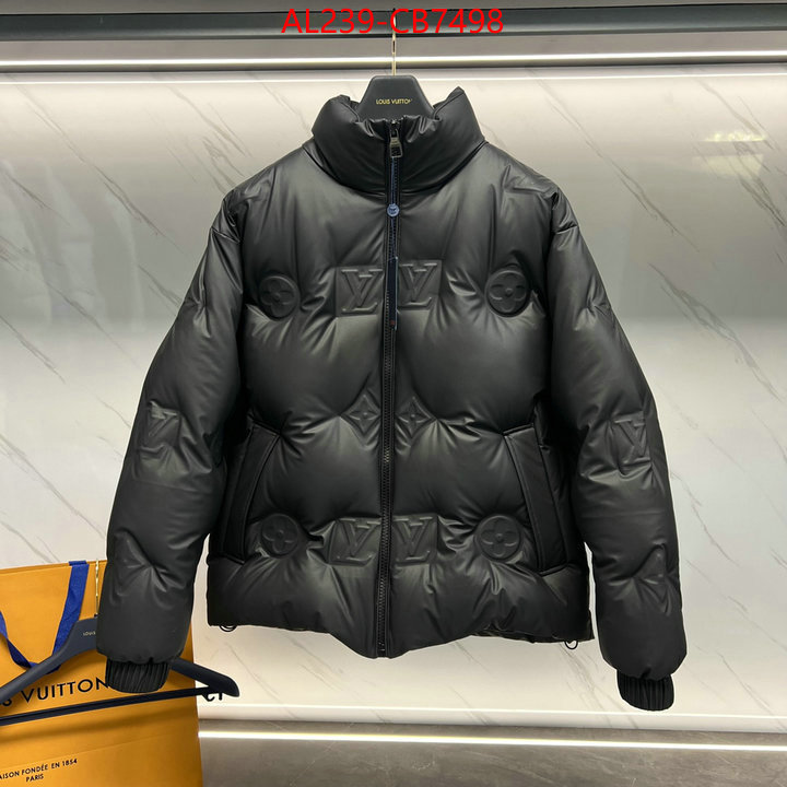 Down jacket Women-LV the quality replica ID: CB7498 $: 239USD