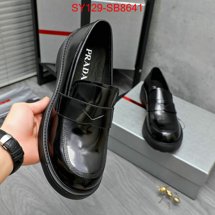 Men shoes-Prada top 1:1 replica ID: SB8641 $: 129USD