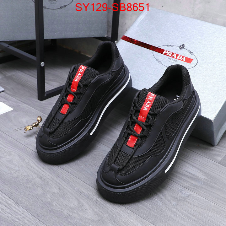 Men shoes-Prada replica aaaaa+ designer ID: SB8651 $: 129USD