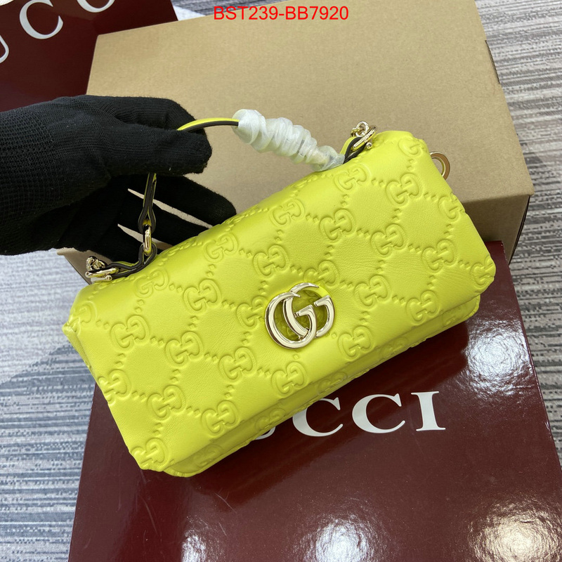 Gucci Bags(TOP)-Crossbody- best quality fake ID: BB7920 $: 239USD,