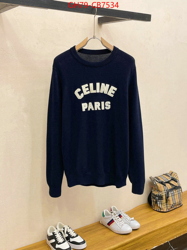 Clothing-Celine 2024 aaaaa replica customize ID: CB7534 $: 79USD