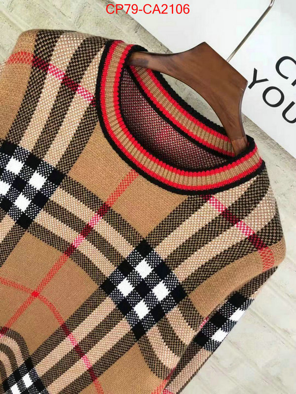 Clothing-Burberry outlet 1:1 replica ID: CA2106 $: 79USD