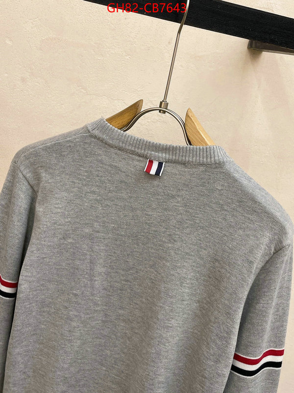 Clothing-Thom Browne buy cheap replica ID: CB7643 $: 82USD