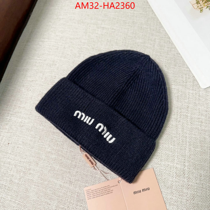 Cap(Hat)-Miu Miu replica 2024 perfect luxury ID: HA2360 $: 32USD