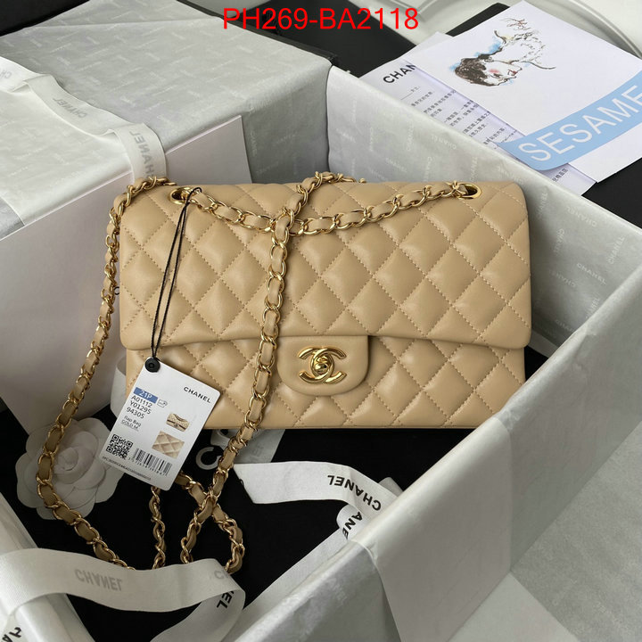 Chanel Bags(TOP)-Crossbody- customize best quality replica ID：BA2118 $: 269USD,