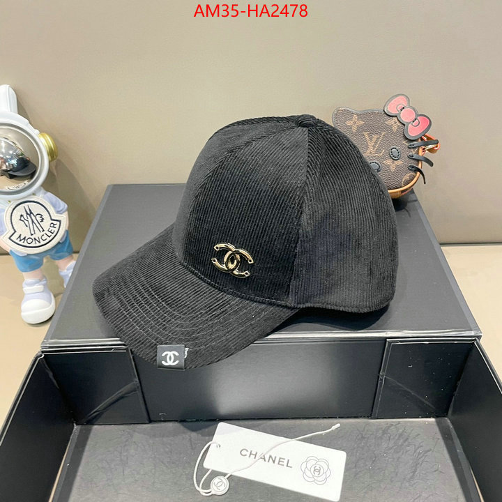 Cap (Hat)-Chanel designer fashion replica ID: HA2478 $: 35USD