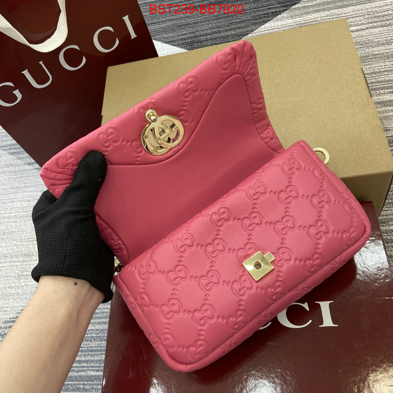 Gucci Bags(TOP)-Crossbody- best quality fake ID: BB7920 $: 239USD,