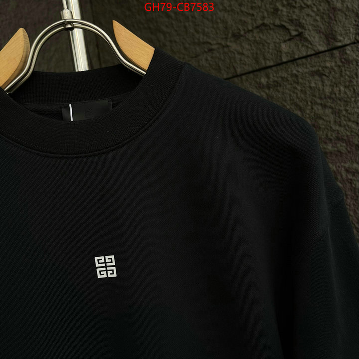 Clothing-Givenchy perfect quality designer replica ID: CB7583 $: 79USD