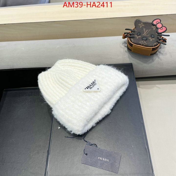 Cap (Hat)-Prada top brands like ID: HA2411 $: 39USD