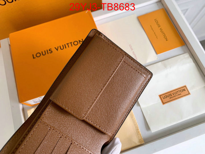 LV Bags(4A)-Wallet top ID: TB8683 $: 29USD,