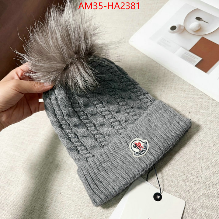 Cap(Hat)-Moncler luxury 7 star replica ID: HA2381 $: 35USD