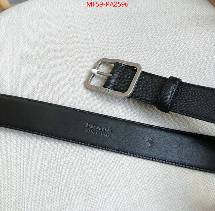 Belts-Prada luxury cheap replica ID: PA2596 $: 59USD