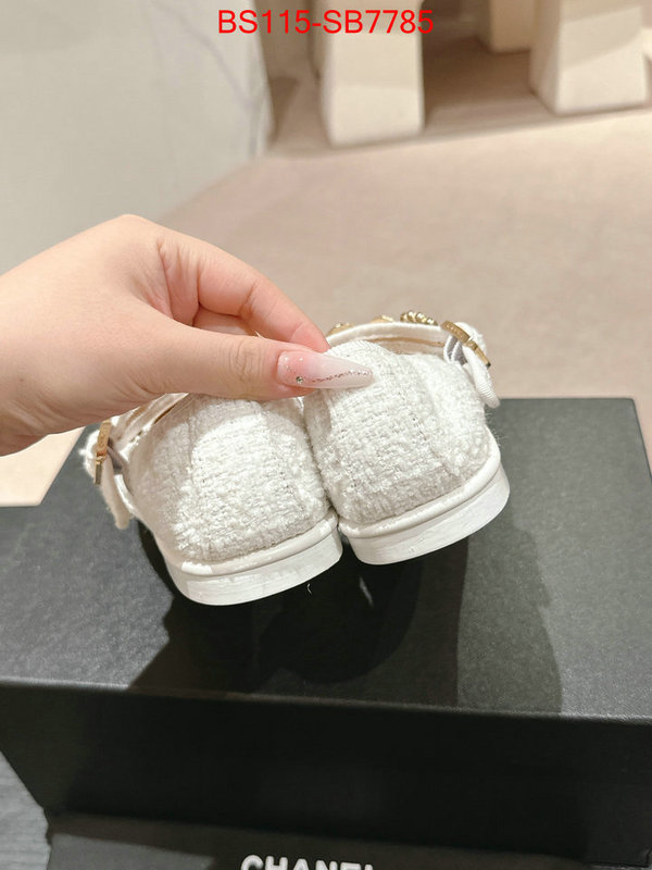 Women Shoes-Chanel designer high replica ID: SB7785 $: 115USD